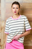 BLUSA RAYADA CONTRASTE