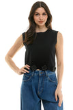 BLUSA APLICACIONES FLORES