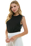 BLUSA APLICACIONES MANGA