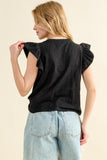 BLUSA MANGA RUFFLED