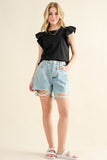 BLUSA MANGA RUFFLED