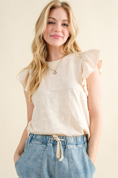 BLUSA MANGA RUFFLED
