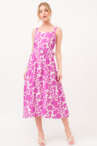 VESTIDO MIDI FLOREADO