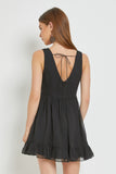 VESTIDO CORTO A LINE