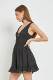 VESTIDO CORTO A LINE