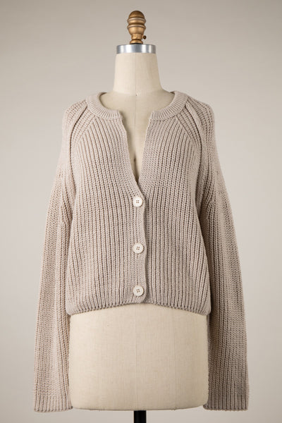 CARDIGAN TEJIDO ABOTONADO
