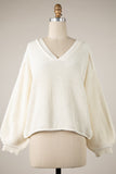 SUETER TEJIDO CUELLO V
