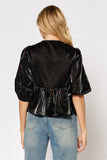 BLUSA PEPLUM MOÑOS
