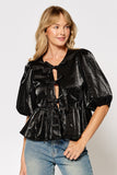 BLUSA PEPLUM MOÑOS