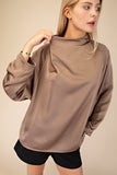 BLUSA COWL NECK