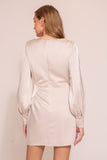 VESTIDO CORTO SATINADO