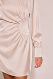 VESTIDO CORTO SATINADO