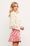 SACO CORTO PELUDO SEQUINS