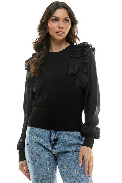SUETER RUFFLED