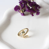 ANILLO SERPIENTE ZIRCONIAS