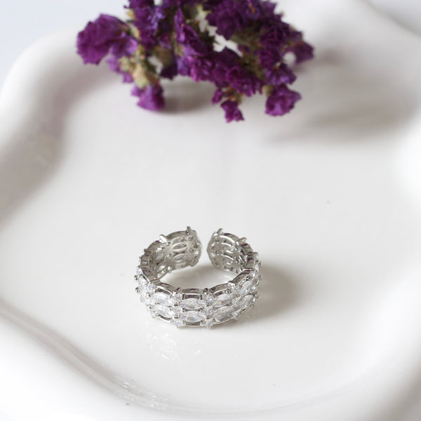 ANILLO RODIO ANCHO CRISTALES