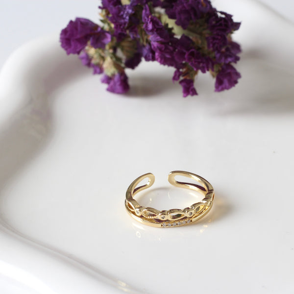 ANILLO DOBLE GOTAS
