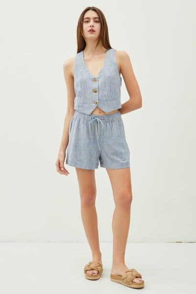 SHORTS RAYADO