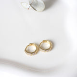 HUGGIE GOLDEN ZIRCONIAS