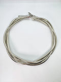 COLLAR TRENZADO PLATA
