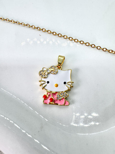 CADENA Y DIJE HELLO KITTY