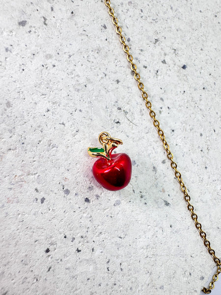 CADENA Y DIJE MANZANA