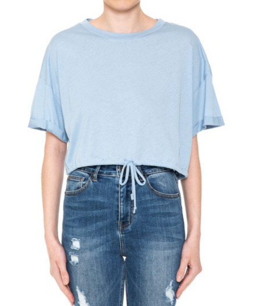 BLUSA CROP BUBBLE