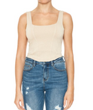 BLUSA CROP ESTILO CORSET