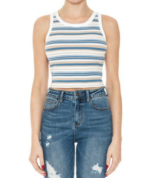 BLUSA TANKTOP RAYADA