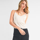 BLUSA SATINADA TIRANTES