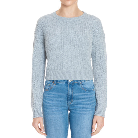 SUETER CROP TEJIDO