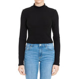 BLUSA CROP ACANALADA CUELLO