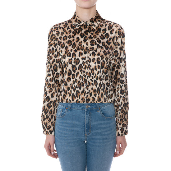 BLUSA ABOTONADA ANIMAL PRINT