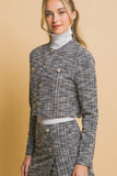 SACO CORTO ESTILO TWEED