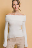 BLUSA TEJIDA OFF SHOULDER