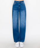 BASIC WIDE LEG JEANS