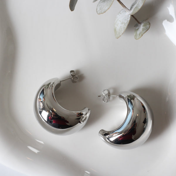 ARETE LUNA CHUNKY PLATA