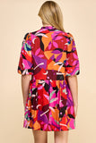 VESTIDO ABOTONADO ESTAMPADO