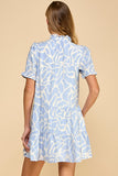 VESTIDO CORTO CAPAS PRINT