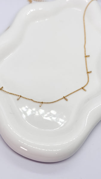 COLLAR BARRAS ZIRCONIAS