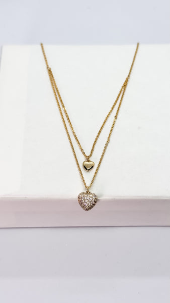 COLLAR DOBLE CORAZÓN