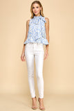 BLUSA PRINT TANK PEPLUM
