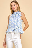 BLUSA PRINT TANK PEPLUM