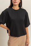BLUSA BASICA CORTA OVERSIZE