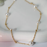 COLLAR CADENA Y PERLAS