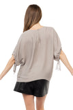 BLUSA MANGA CORDON