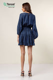 VESTIDO CORTO DEMIM CAPAS