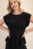 BLUSA PEPLUM PINZAS