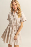 VESTIDO CORTO CAPAS