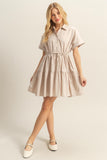 VESTIDO CORTO CAPAS